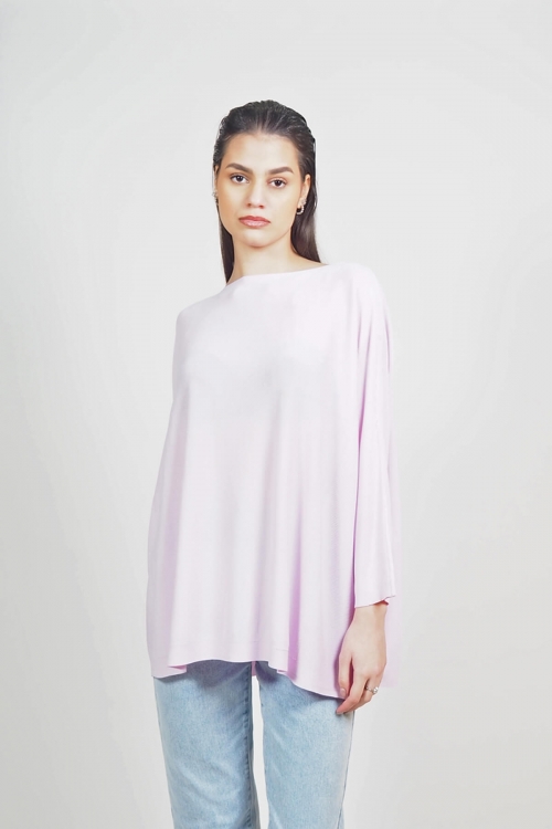 Loose viscose knit top Rosa