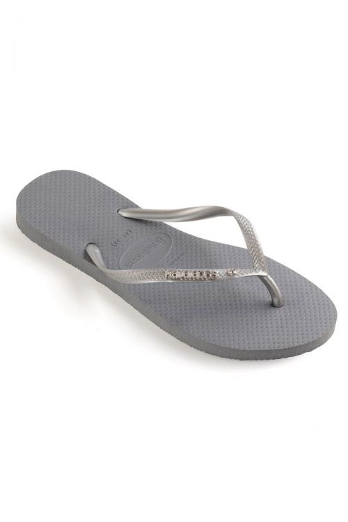 Havaianas Slim Metal Logo & Crystal