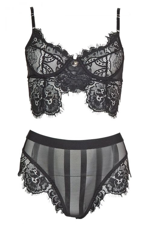 Lace fantasy underwear set