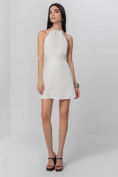 Maya dress - Εκρού