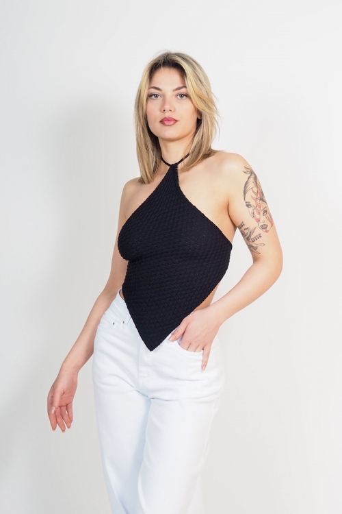 Moutaki backless knit top