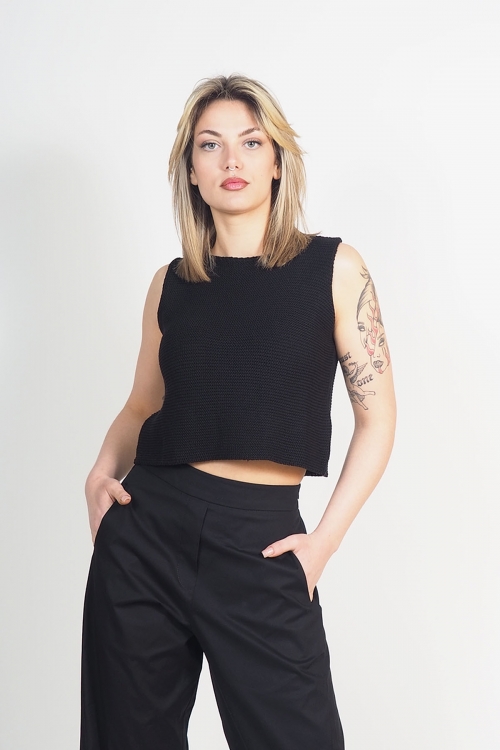 Moutaki knit crop top