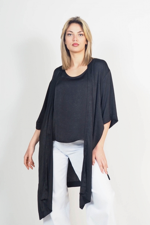 Moutaki silky kimono