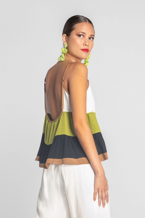 Moutaki striped top