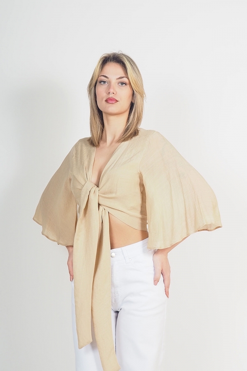 Moutaki wrap top