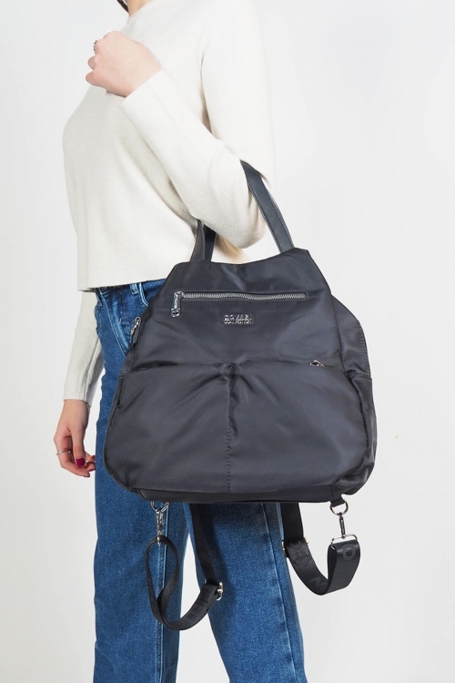 Corine nylon backpack/shoulder bag