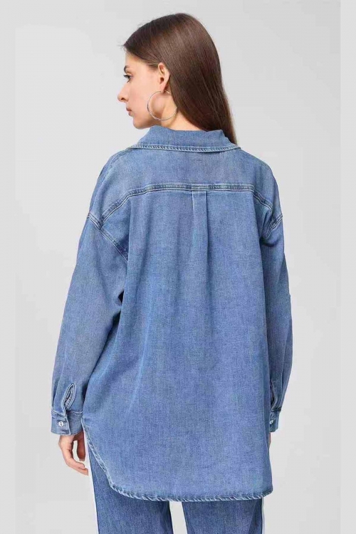 Oversized denim shirt Kiara