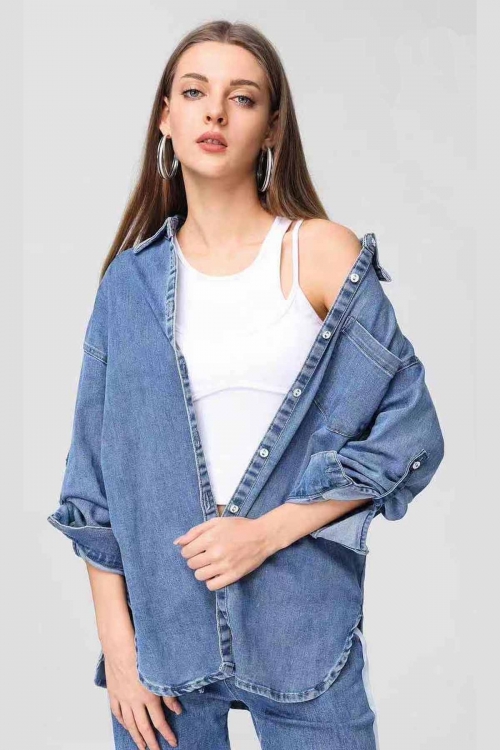 Oversized denim shirt Kiara