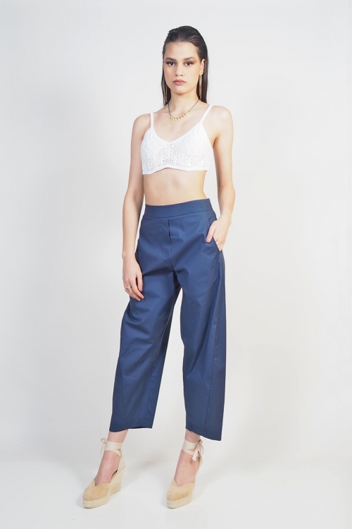 Moutaki poplin pants