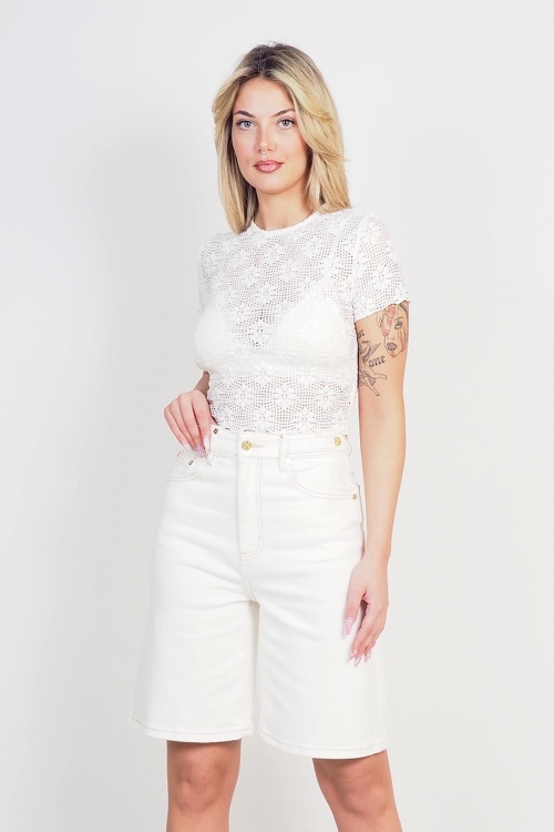 Perforated top Rosa