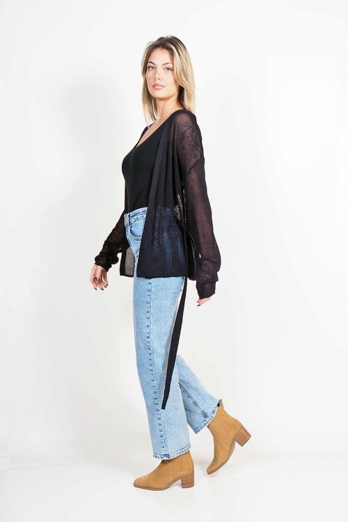 Performated knitted cardigan Vesper