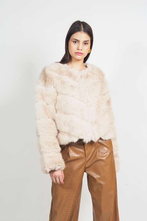 Premium Belle soft eco leather fur