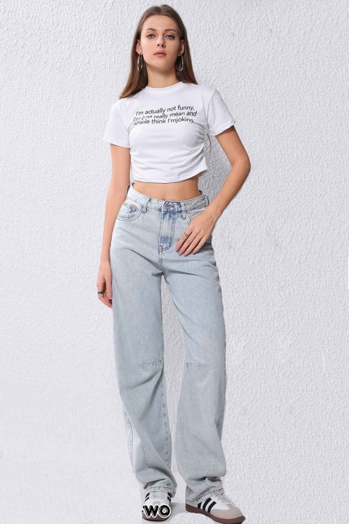 Premium high waisted baggy jeans Ion II