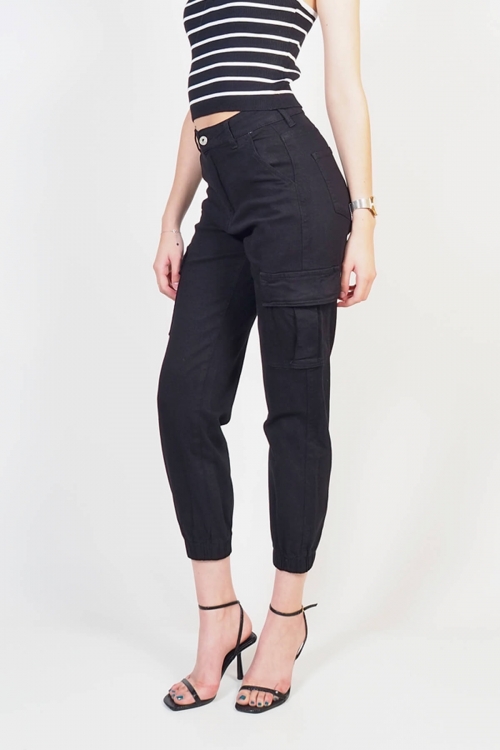 Premium high waisted cargo pants Eva