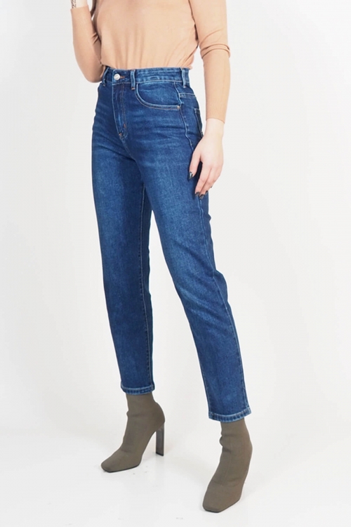 Premium high waisted mom fit jean Mandalena
