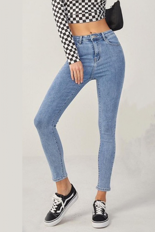 Premium high waisted skinny jeans Imogen