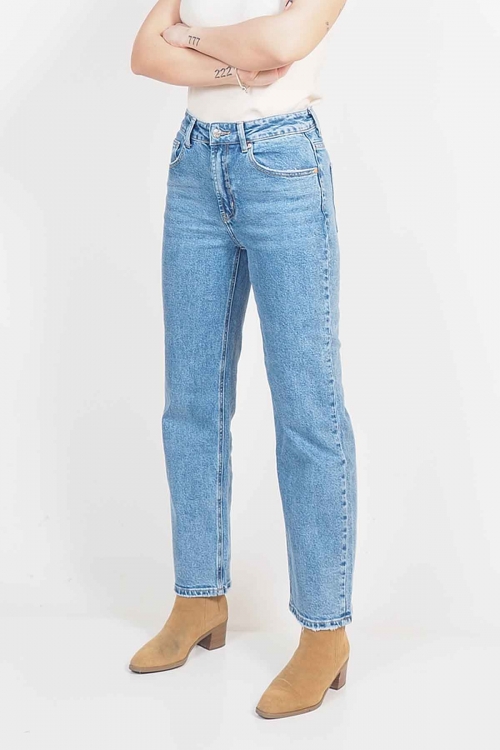 Premium high waisted staight jeans Foster