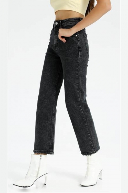 Premium high waisted straight jeans Hillary