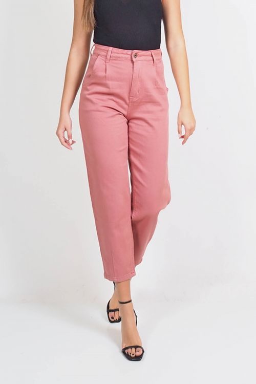 Παντελόνι premium Slouchy Estelle - Grape Wine