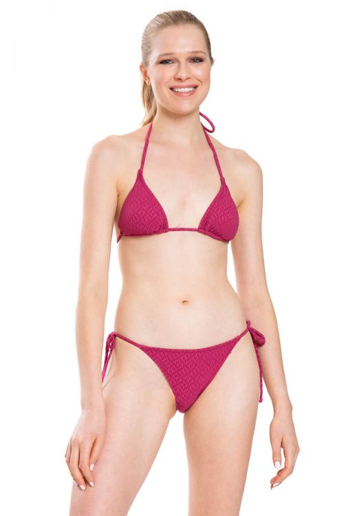 Amaryllis Textured Cheeky Tie Side Brief - Βατόμουρο