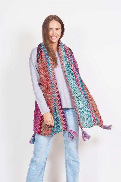 Nairobi viscose tassel scarf