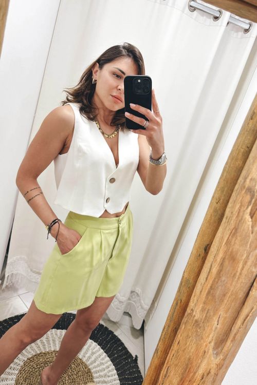 Mary shorts - Lime