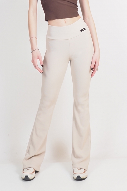 Rip flared high waisted leggings Alana