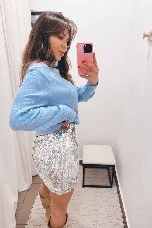 Sequin mini skirt Vera