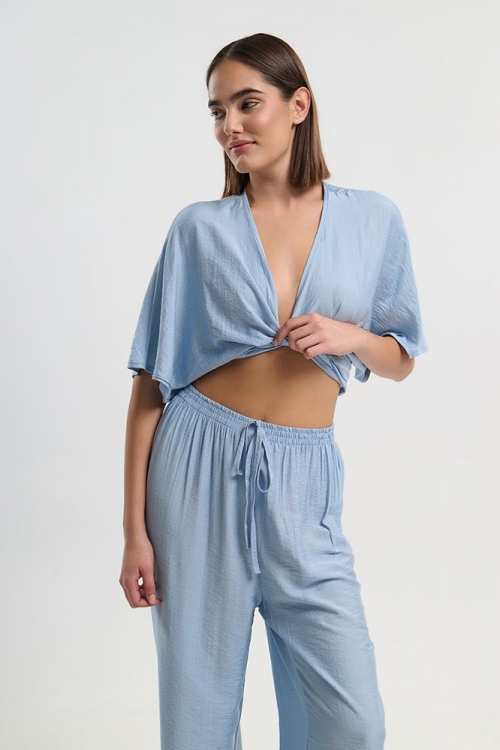 Tie-dye top and pants set