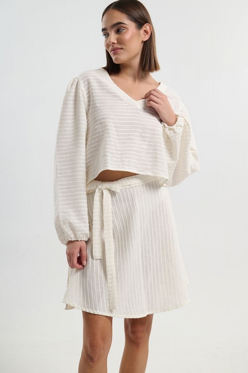 Σετ τοπ με φούστα