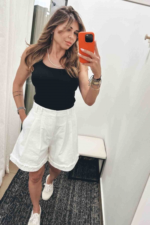 Sleeveless knit top Louise