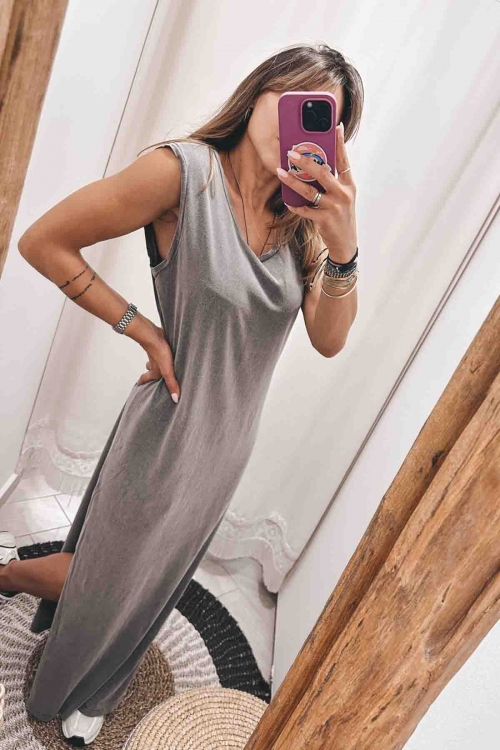 Sleeveless long dress Lolita