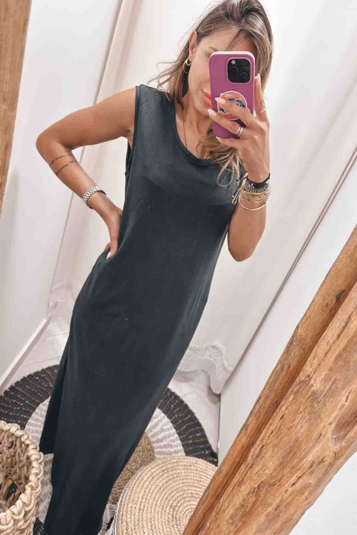 Sleeveless long dress Lolita