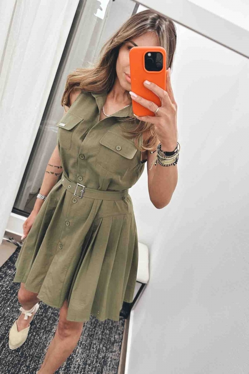 Sleeveless short dress Piper