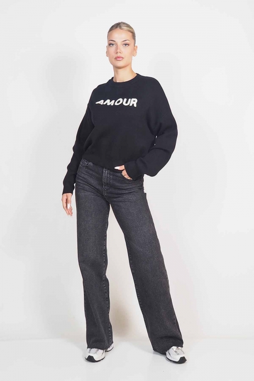 Soft knit Amour top