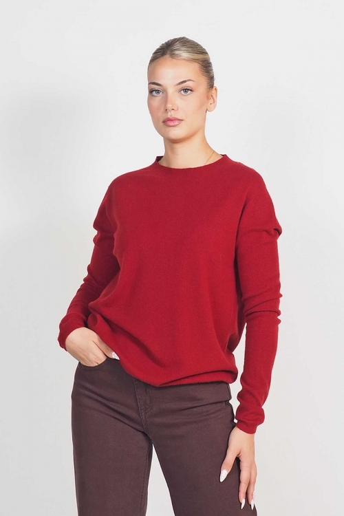 Soft knit roundcut top Frances