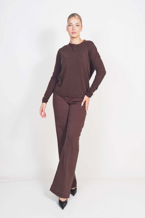 Soft knit roundcut top Frances