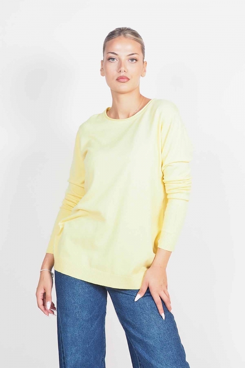 Soft knit roundneck top Mary