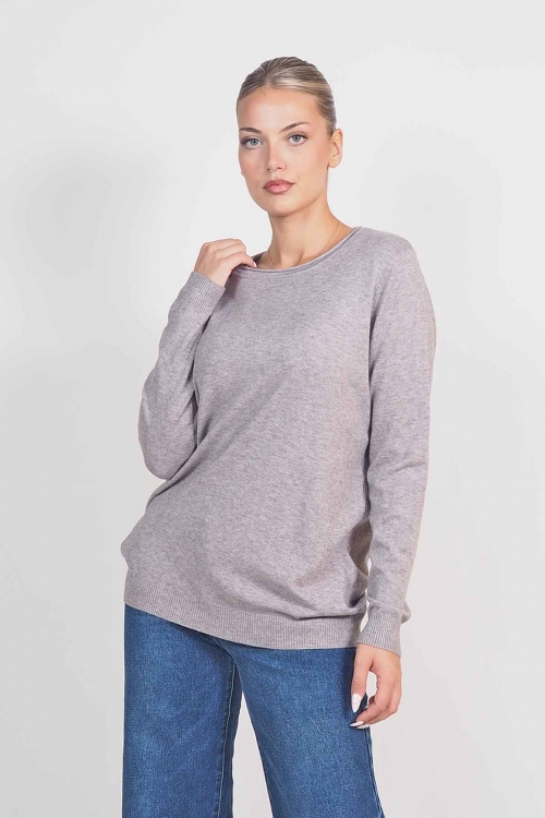 Soft knit roundneck top Mary