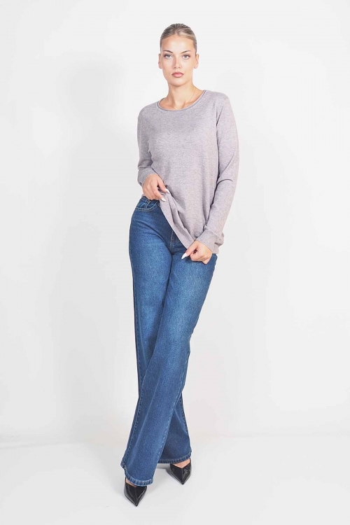 Soft knit roundneck top Mary