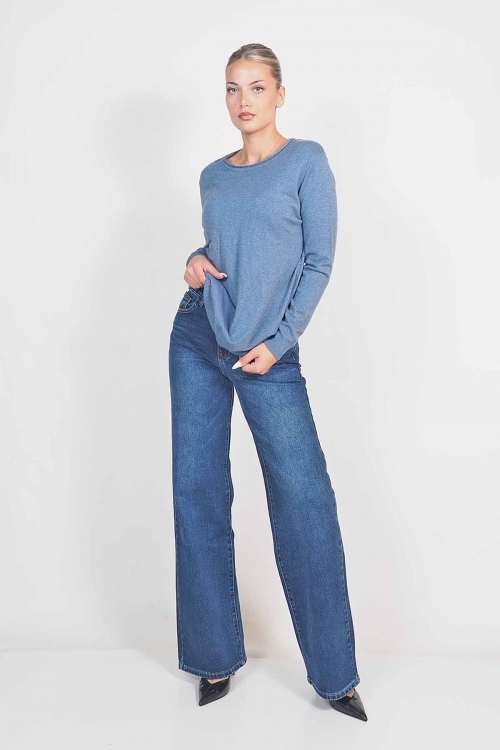 Soft knit roundneck top Mary