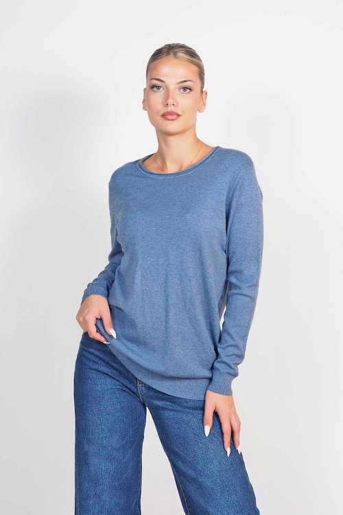 Soft knit roundneck top Mary