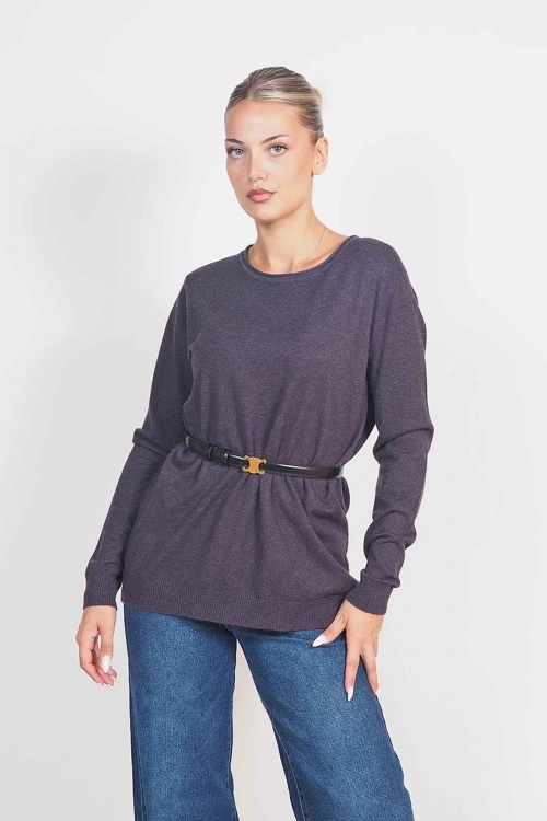 Soft knit roundneck top Mary