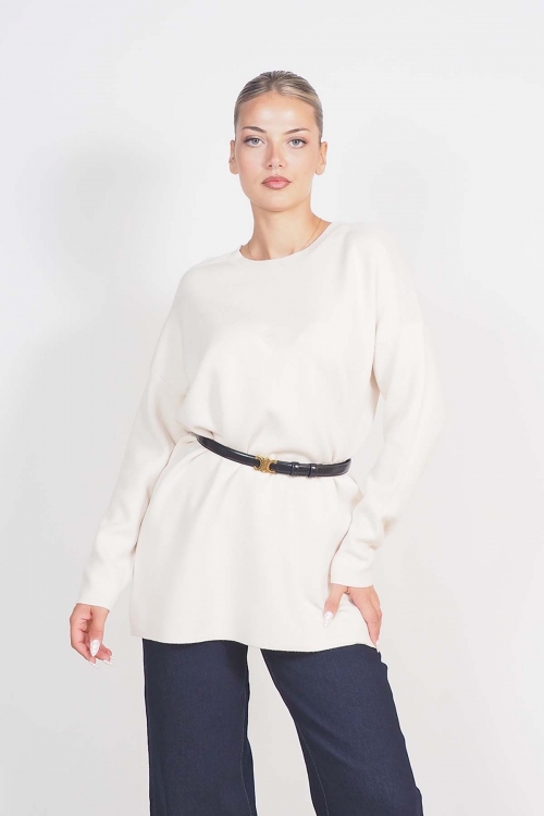 Soft knit roundneck top Milley