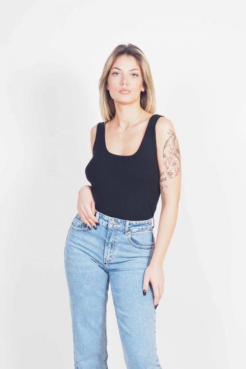 Soft knit sleeveless top Fenia