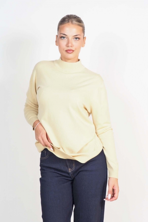 Soft knit turtleneck top Barbara