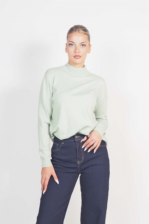 Soft knit turtleneck top Barbara