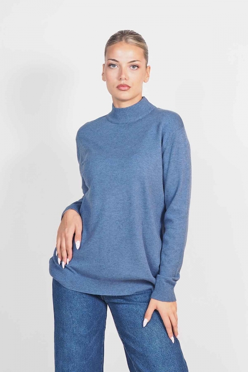 Soft knit turtleneck top Barbara