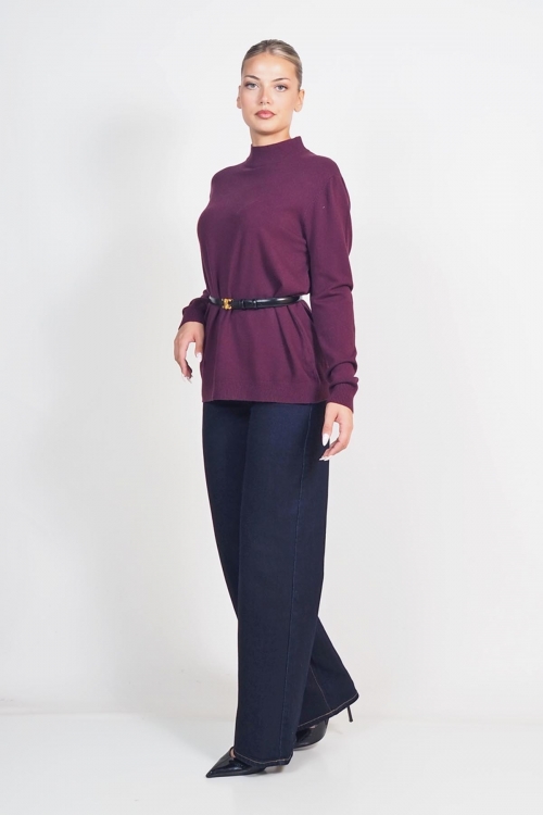 Soft knit turtleneck top Barbara