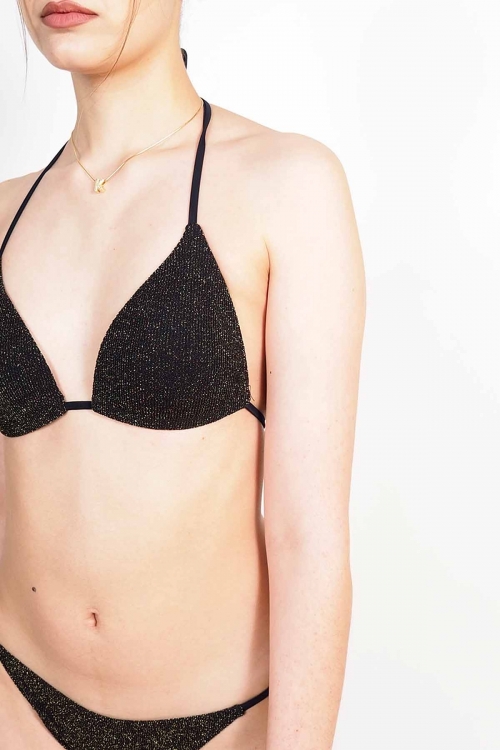 Sparkly bikini trinagle set